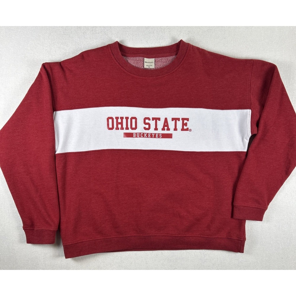 Vintage UGapparel‎ Ohio State Buckeyes Crewneck Sweatshirt Unisex Size XL Red